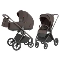 var-Коляска 2 в 1 CARRELLO Ultra 2026 Chestnut Beige Арт 6527