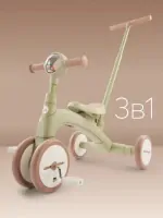 var-Беговел-трансформер Happy Baby Omni olive