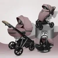 var-Коляска 3 в 1 Luxmom F11 Розовый