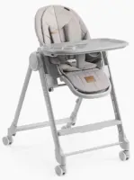 var-Стульчик для кормления Happy Baby Berny Lux grey new