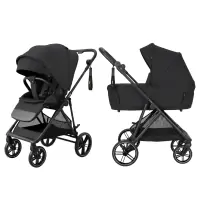 var-Коляска 2 в 1 CARRELLO Extra Forest Black Арт 6532