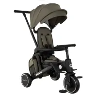var-Велосипед трехколесный Pituso Leve Pro складной с сумка Khaki/Хаки T8 PLUS
