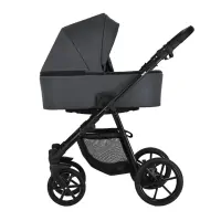 var-Коляска 2 в 1 Pituso Tossa Кожа/Dark Grey
