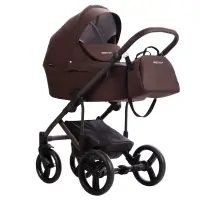 var-Коляска 2 в 1 Bebetto MAGNUM LIGHT Коричневый (коричневая рама) Арт 21