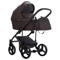var-Коляска 2 в 1 Bebetto Magnum LIGHT PRO 09 коричневая рама Арт PRO 09