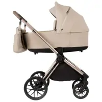 var-Коляска 2 в 1 Adamex Bianco SE Beige-Champagne