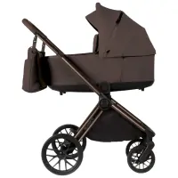 var-Коляска 2 в 1 Adamex Bianco SE Brown-Chocolate