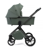 var-Коляска 2 В 1 Peppy Monaco Plus Oliva Green (зеленый), рама серая