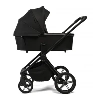 var-Коляска 2 В 1 Peppy Monaco Plus Black (черный), рама черная