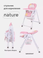 var-Стульчик для кормления Rant Nature PINK