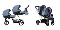 var-Коляска для двойни Bebetto 42 Comfort 02 bia