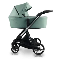var-Коляска 2 В 1 IBEBE I-Stop Leather Turquoise Black