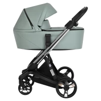 var-Коляска 2 В 1 IBEBE I-Stop Leather Turquoise Chrom