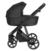 var-Коляска 2 В 1 ROAN Sol Кожа Black