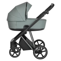 var-Коляска 2 В 1 ROAN Sol Luxury Nikiel Grey Pine