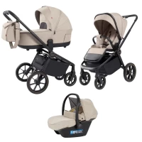 Коляска 3 в 1 CARRELLO Epica 2025 Space Black Арт 8511