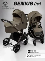Коляска 2 в 1 AmaroBaby Genius Черный
