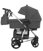 var-Коляска 2 в 1 CARRELLO Vista 2022 red logo Steel Grey