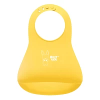 var-Нагрудник ROXY-KIDS мягкий с кармашком и застежкой желтый ROXY-KIDS Арт RB-401-Y